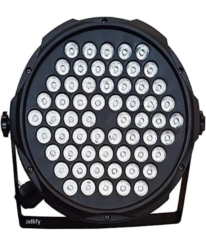 3-in-1 RGB DJ Light – 60 LED PAR Light with 7-Channel Jump Change Mode for DJ, Weddings, and Events (20 Cm Dia)-image-11