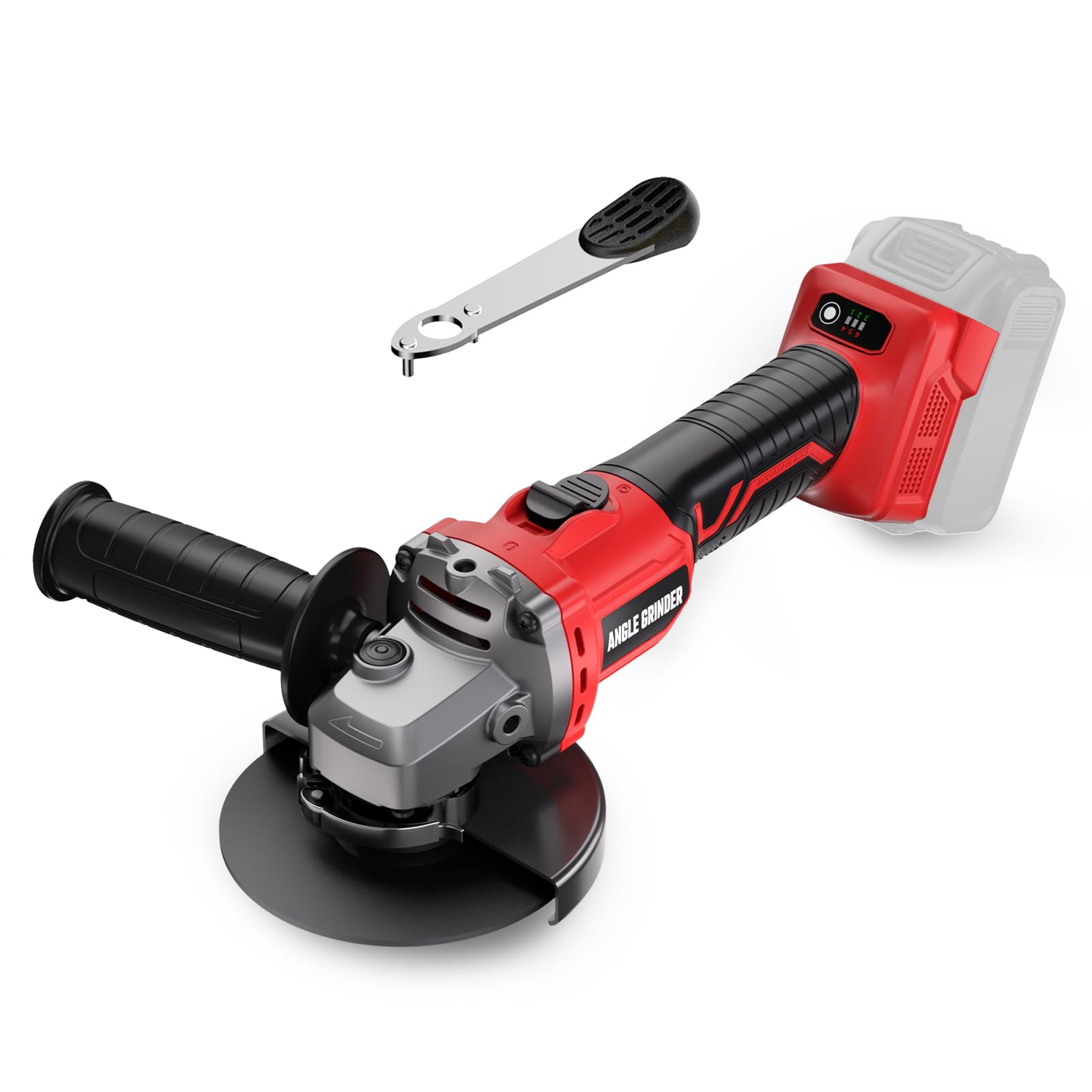 Szlifierka kątowa 4-1/5.1 cm bezprzewodowa do akumulatora Milwaukee 18V/M18, 6 zmiennej prędkości, bezszczotkowa szlifierka kątowa, elektronarzędzia do cięcia, szlifowania, polerowania (tylko