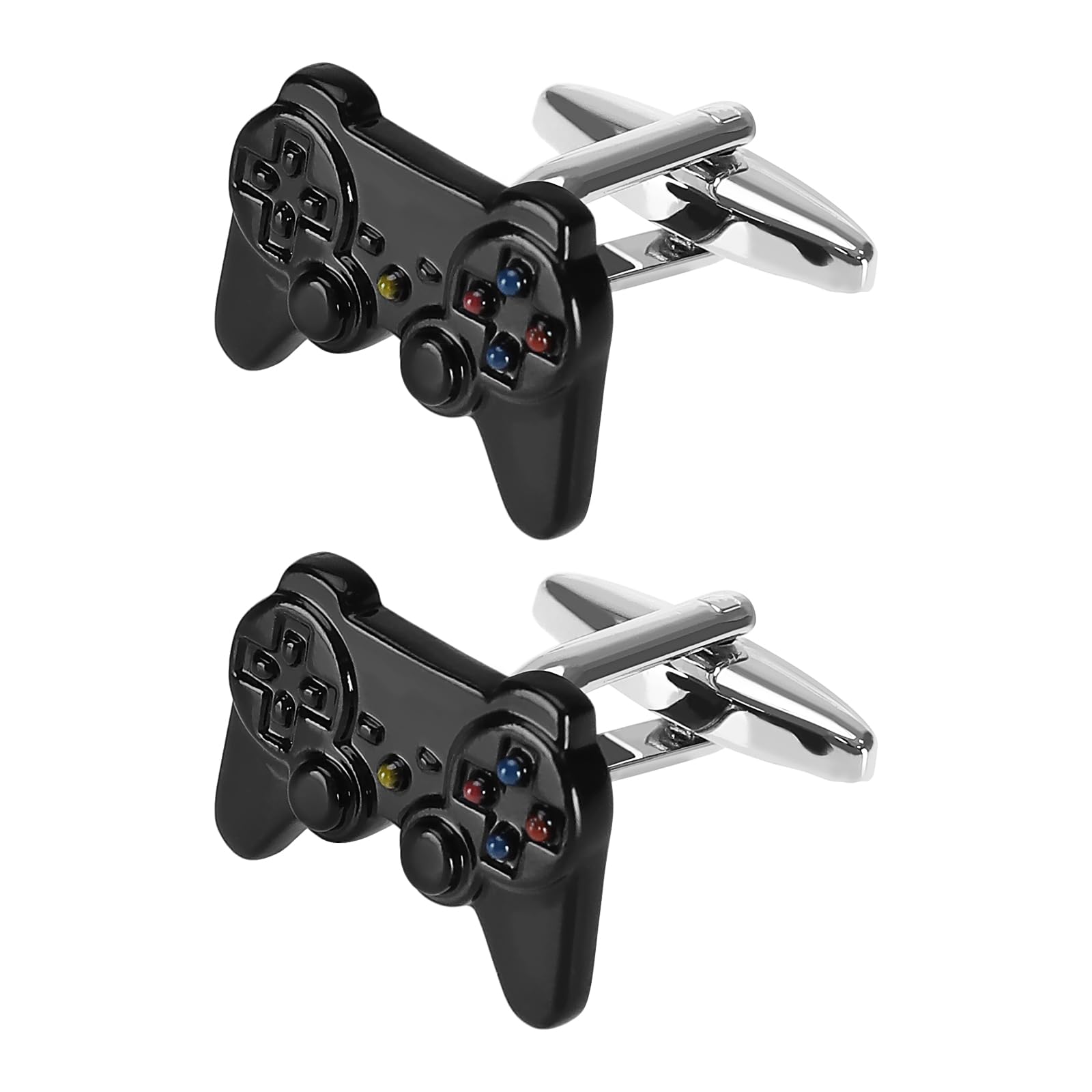2 Szt. Kontroler Gier Spinki do Mankietów Gamepad Uchwyt Miedziane Ślubne Męskie Akcesoria do Mankietów dla Mężczyzn Delikatne