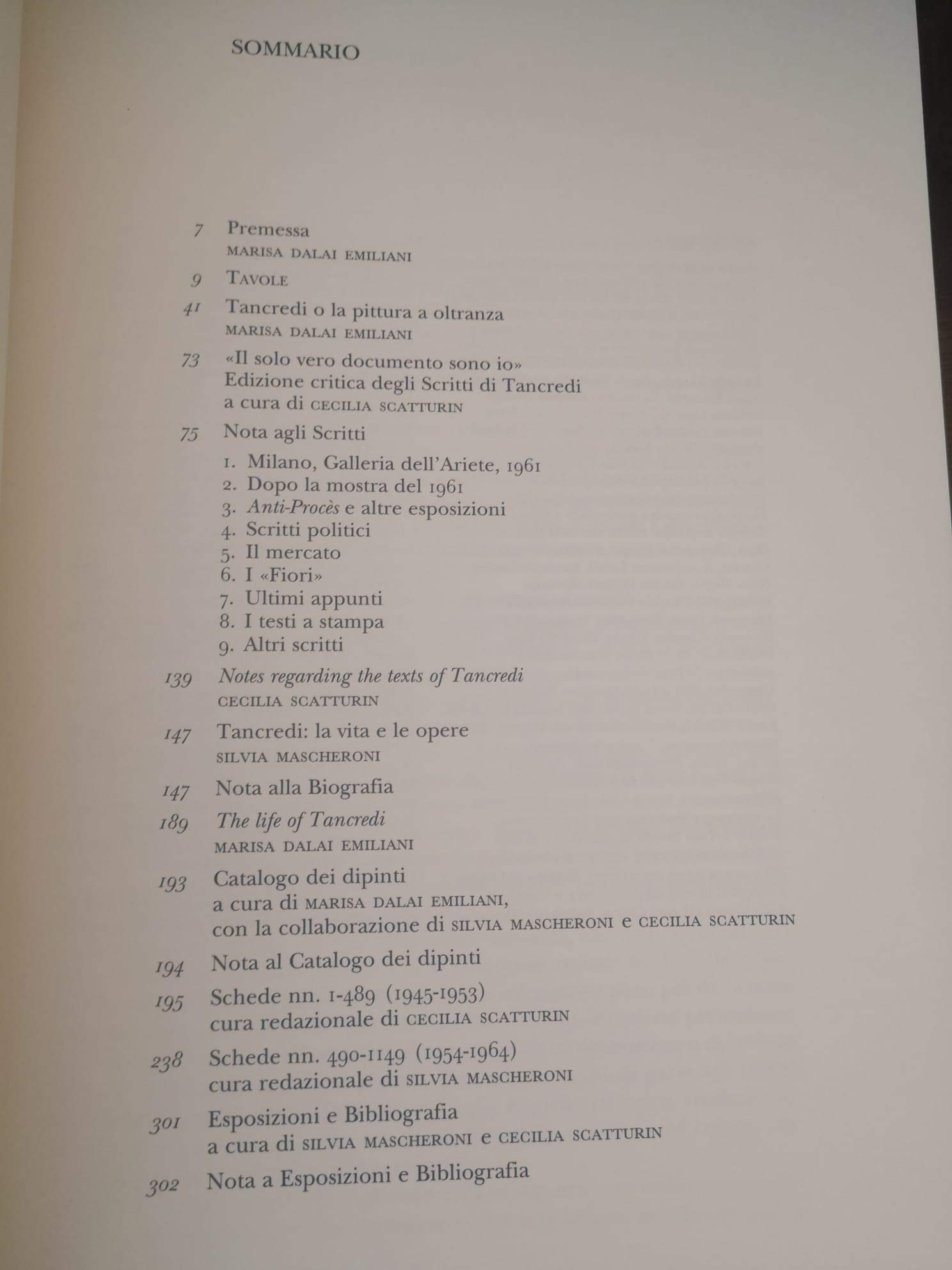 Tancredi. I dipinti e gli scritti. Ediz. illustrata