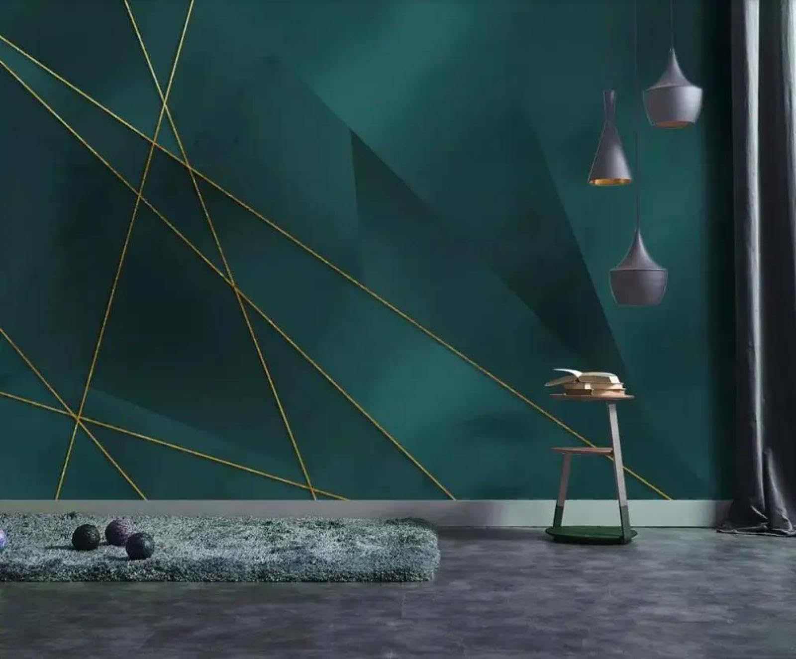 Papier peint mural 3D salon chambre à coucher intissé moderne ILIYA