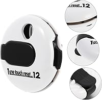 Vista 5 de Kisangel Clip de golfista de golf Mini Golf Stroke Counter Keeper hasta 12 puntuaciones de tiro contador de puntuación para accesorios de accesorios