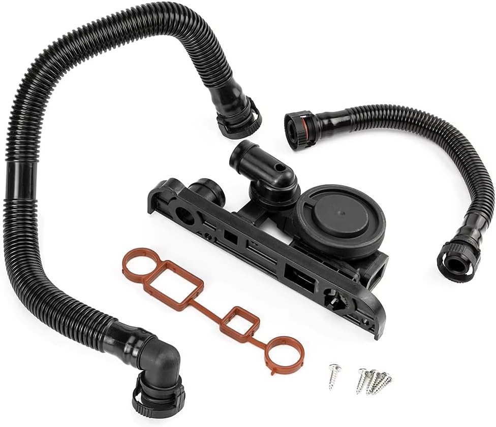 Crankcase Vent Tube Car Crankcase Breather Valve Vent Hose Pipe Compatible with A4 A3 A6 06F103235