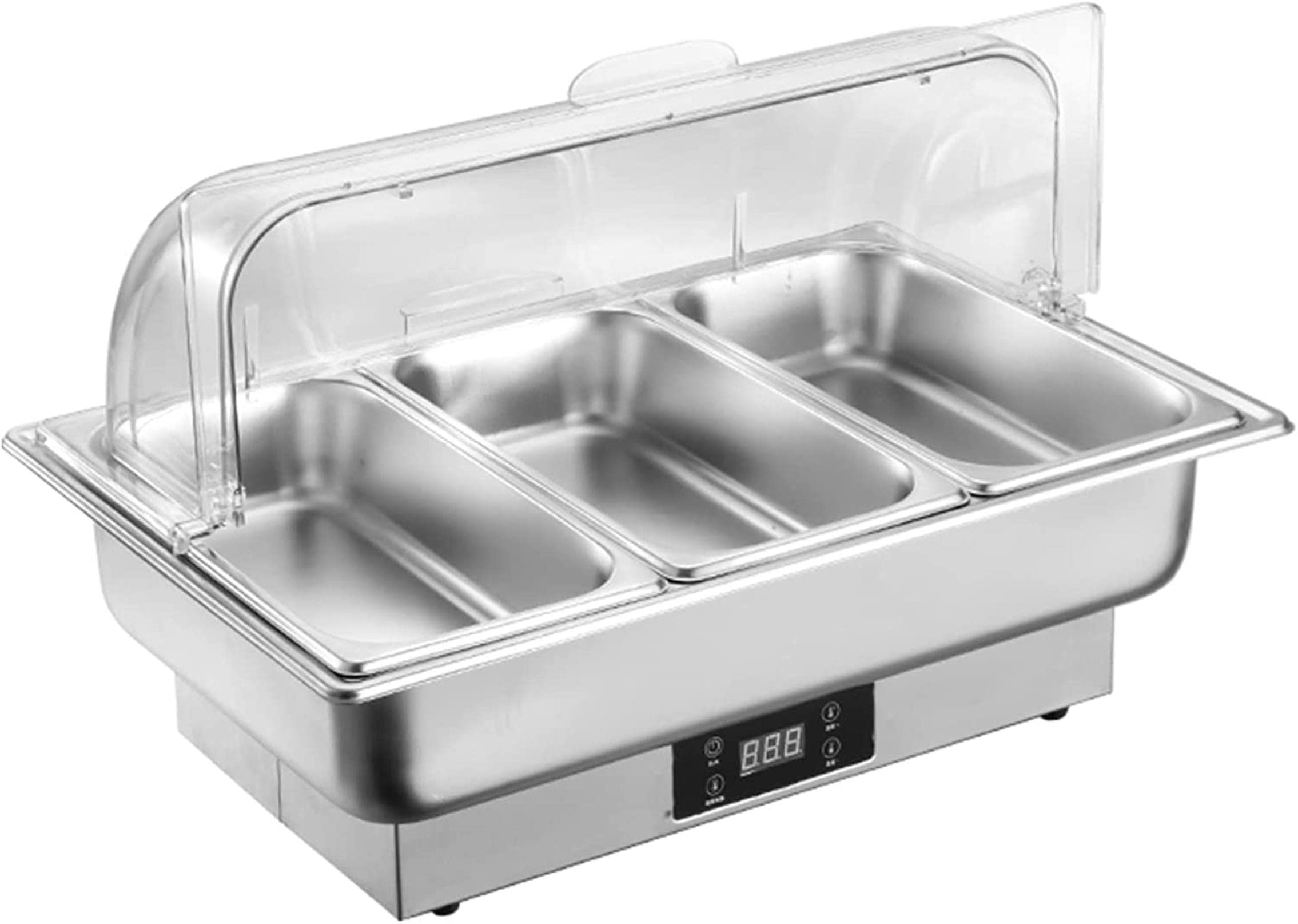 Chafing Dish, Calentador De Buffet Platos De Chorro De Acero Inoxidable Servidores Buffet Y Calentadores Calentadores De Alimentos Comerciales De 9l Catering Rectangular Chafer Warmer Set Para Buffe