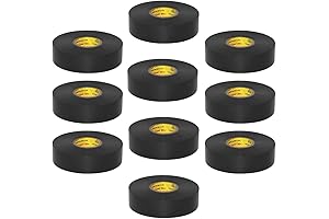 3M Scotch Super 33+ Vinyl Electrical Tape, .75 Inches Wide by 66 Feet, Long-Lasting 10-Pack