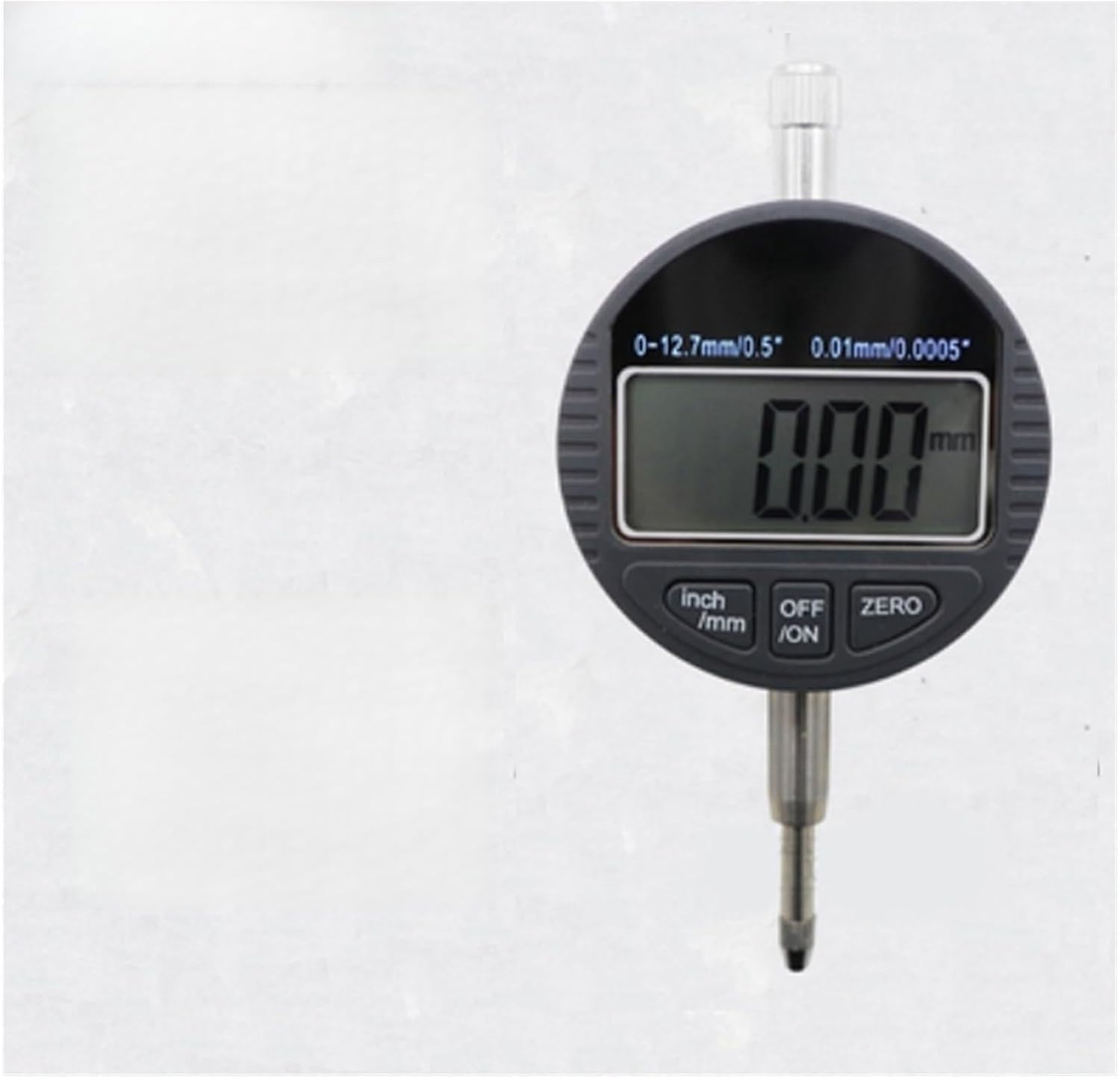 Micrometer, 12.7Mm/25.4Mm Digital Depth Gauge Electronic Depth Gauge Depth Dial Indicator, Micrometer Depth Gauge 0-30Mm Round Tip Probe,0-12.7mm-1