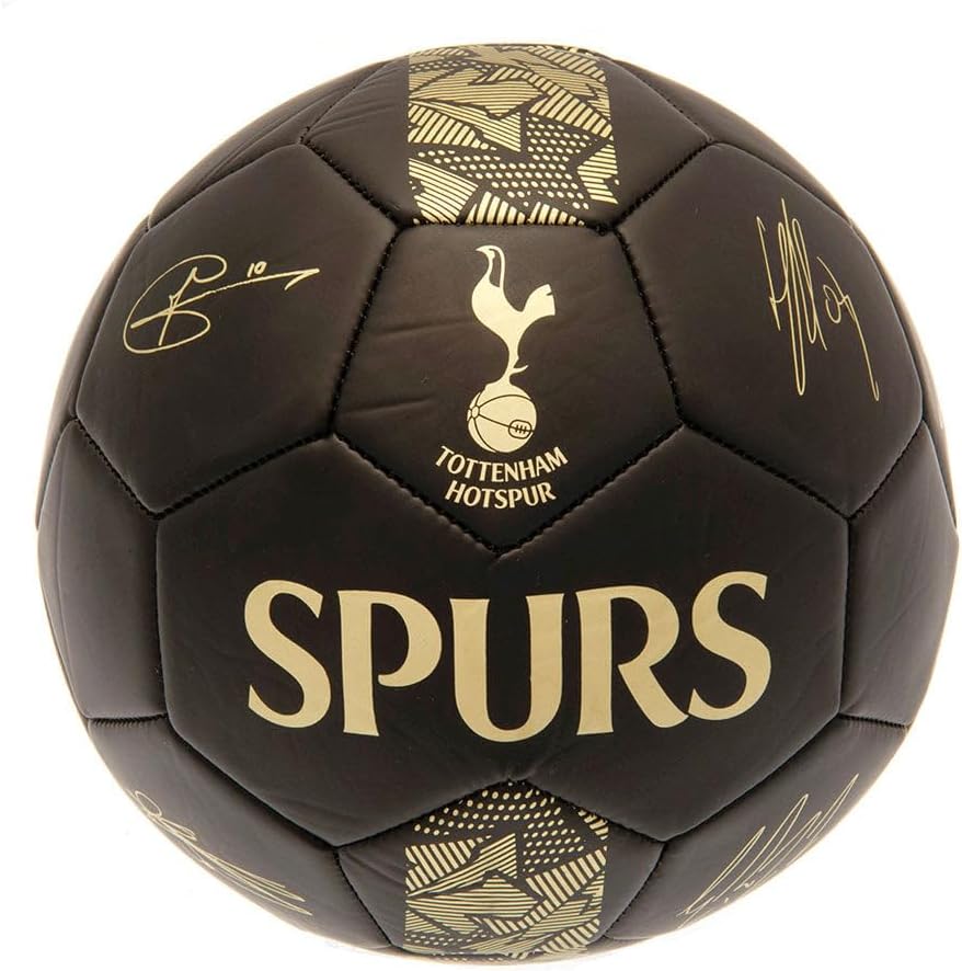 Tottenham Hotspur FC Phantom Signature Soccer Ball (1) (Black/Gold)