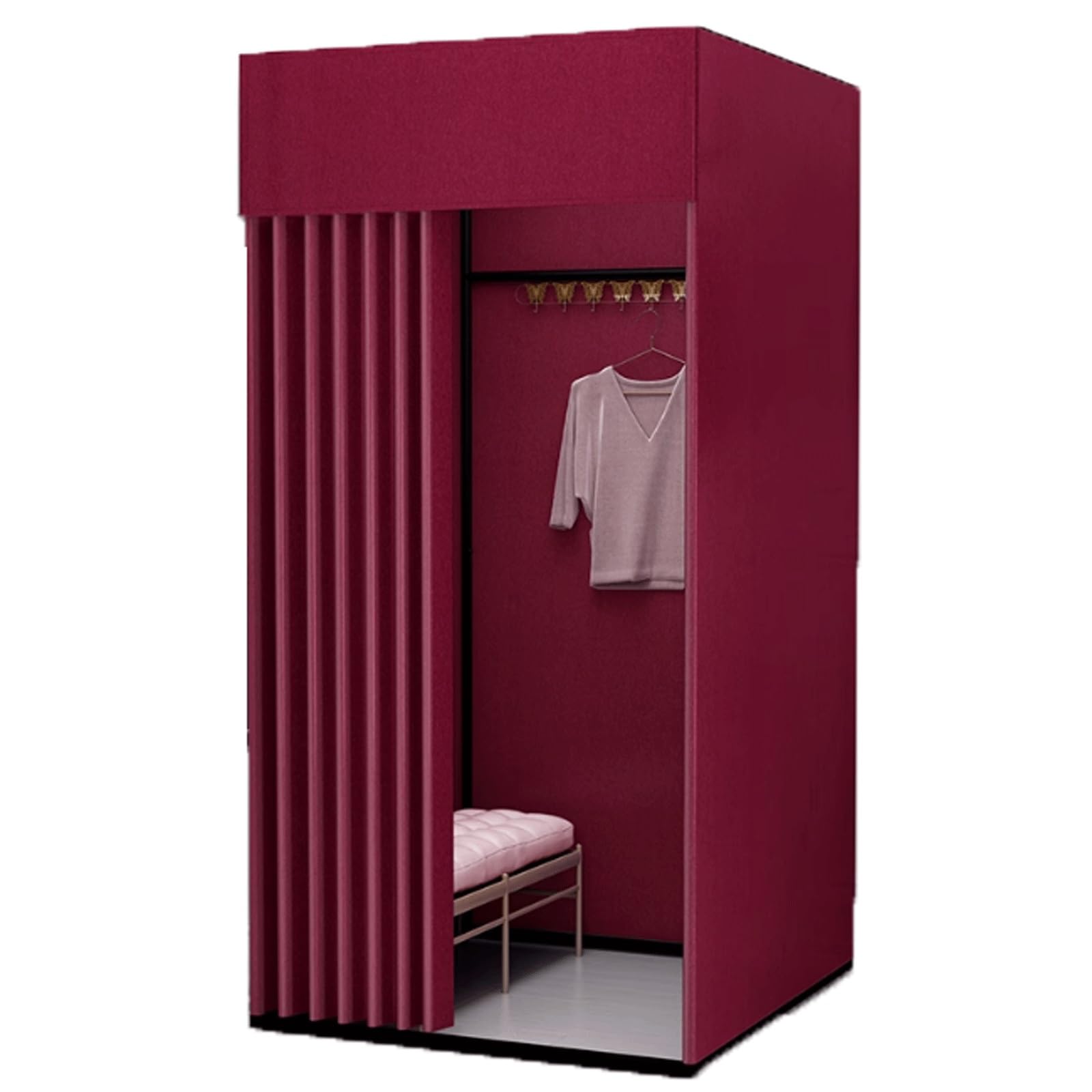 Cabines d'essayage amovibles et vestiaires temporaires sur pied