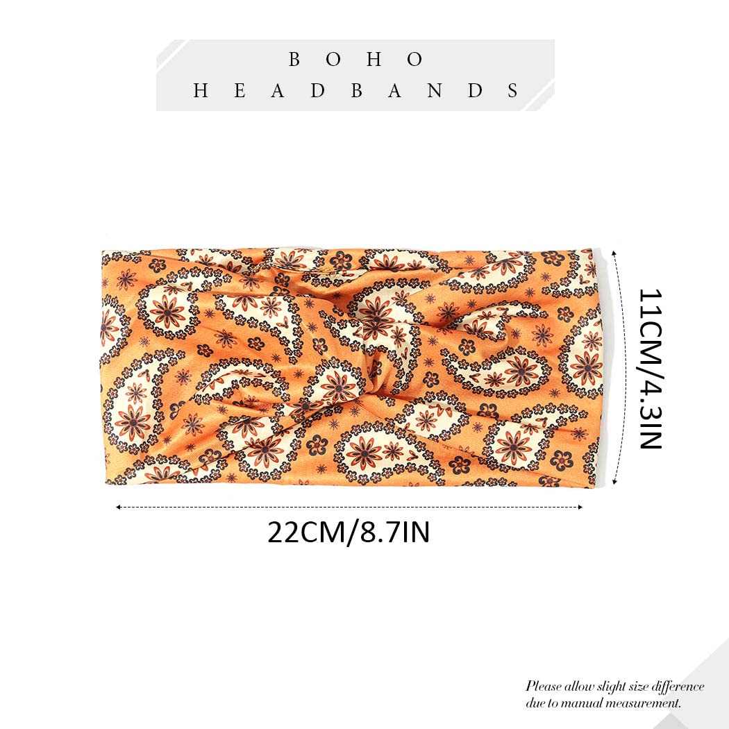 Fazzoletto a triangolo stretch con stampa floreale e stile campestre, ferma capelli elegante e versatile per le donne | SHEIN ALIA