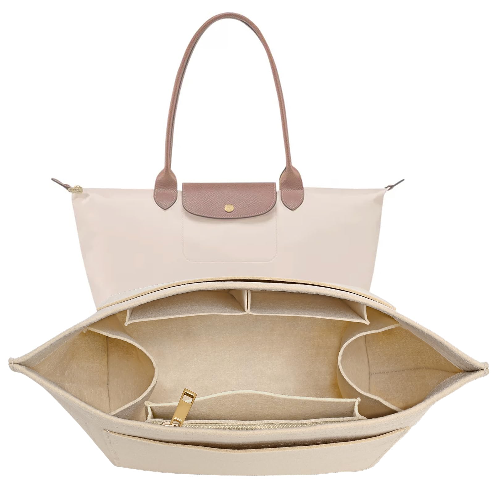 LOUKAYCCI Purse Organizer Insert for Longchamp Le Pliage L