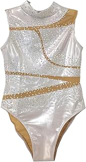 Traje de baño sincronizado para mujer, color blanco, decoración de diamantes de imitación