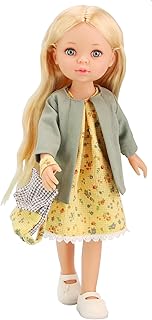 عروسة ميلي عصرية من تويز لاند واقعية مع زي قابل للتغيير وجسم مرن متحرك وشعر ناعم لطيفة للبنات والأطفال الصغار في سن 3 سنوات فما فوق 33 سم (A)