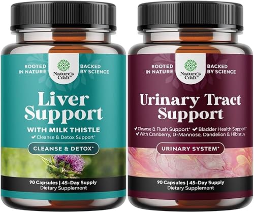 Paquete de desintoxicación y reparación de limpieza hepática, cardo mariano, raíz de diente de león, colina, remolacha, alcachofa, extracto y