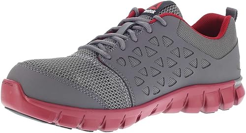 Reebok Work Sublite - Cojín Work EH grisrojo, sintético 10.5 D (M), GrisRojo, 10.5