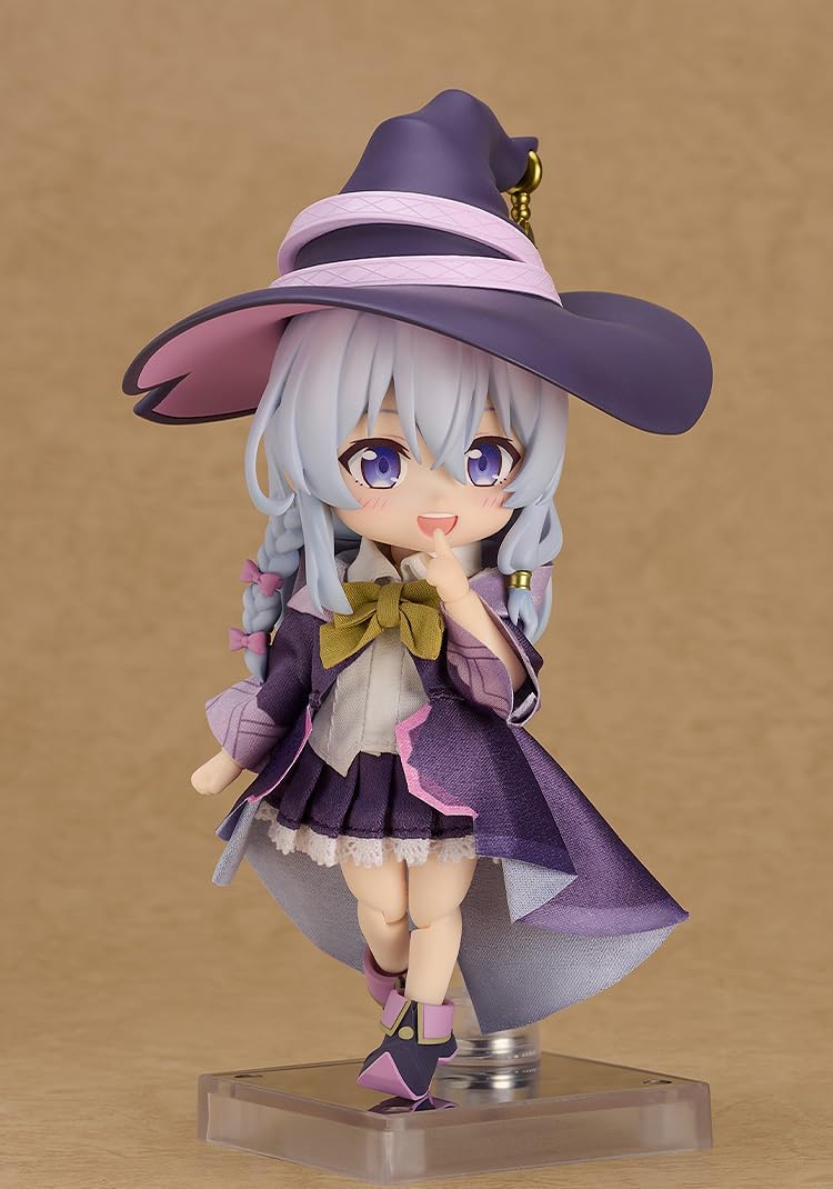 Good Smile Company Nendoroid Doll, Witch's Journey, Elaina, Cloth & Magnet & Plastic Pre-Painted Action Figure