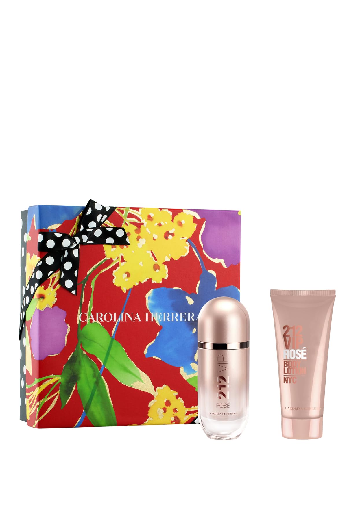 Carolina Herrera 212 VIP Rose 2-Piece Gift Set for Women, 2.7 Oz EDP and Body Lotion