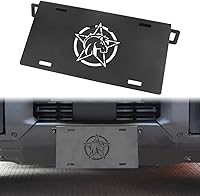 Vista 1 de Marco de matrícula frontal de aleación de aluminio compatible con Ford Bronco 2021 2022 2023 24 puertas de 24 puertas, soporte de montaje