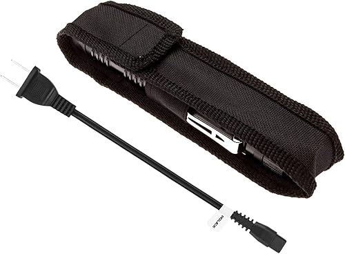 Miniatura 5 de POLICE Stun Gun M12-53 Billion Metal Recargable con Linterna Táctica LED, Negro