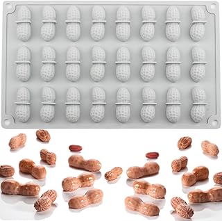 24 Cavity Peanut Silicone Candy Molds For Candy Chocolate Baking Cake Decoration