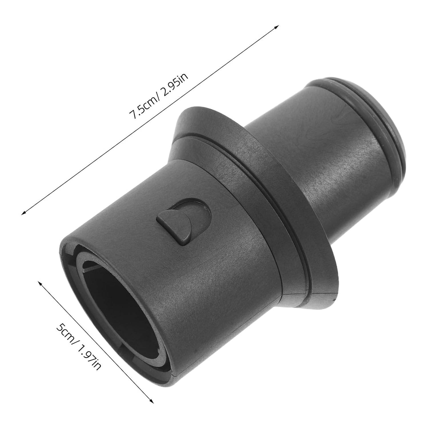 Hair Dryer Adapter Connector Compatible with Dyson, Hair Dryer to Styler Adapter with Snap-Lock Design, Secure Connector for Curling & Volumizing Attachments