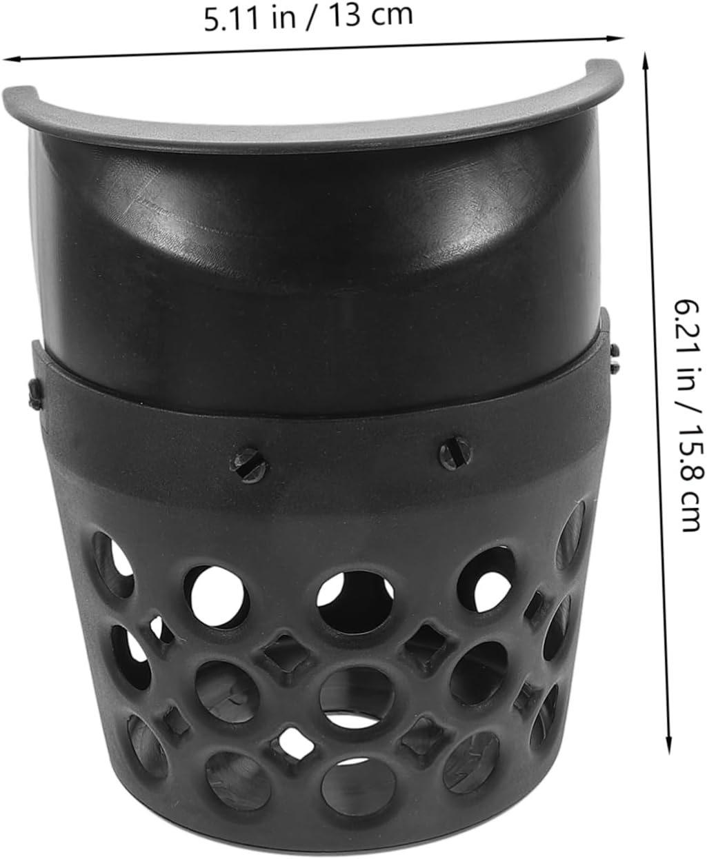 YARNOW 2Pcs Billiards Side Pockets Replacement Heavy Duty Pool Table Parts for Drop Pockets Durable Plastic Web Design Easy to Clean Billiard Table Accessories