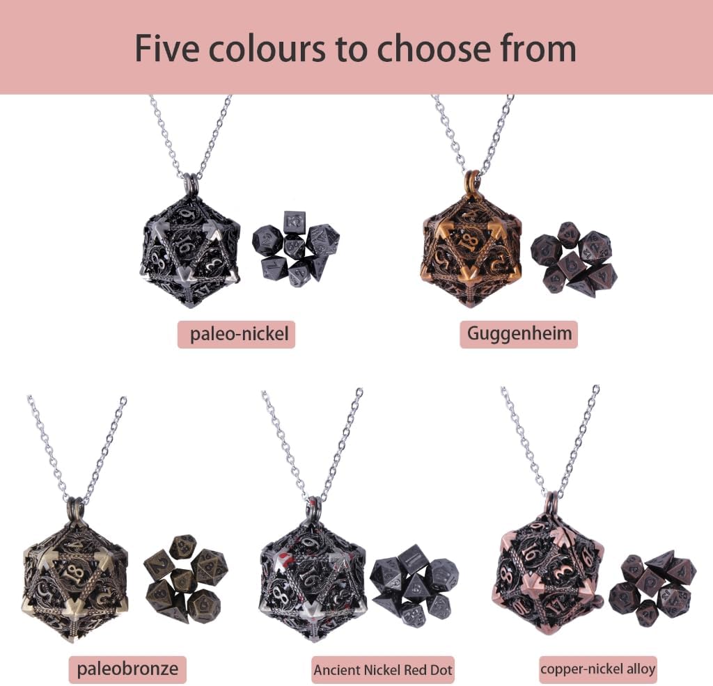 Elegant Metal Necklace Hollow Dices Set Pendant Clavicle Chain Hip Hop Style Collarbone Chain Jewelry for Women Girls