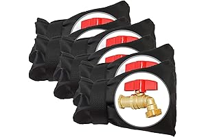 6 PCS Waterproof Garden Hose Insulation for Winter Freeze Protection