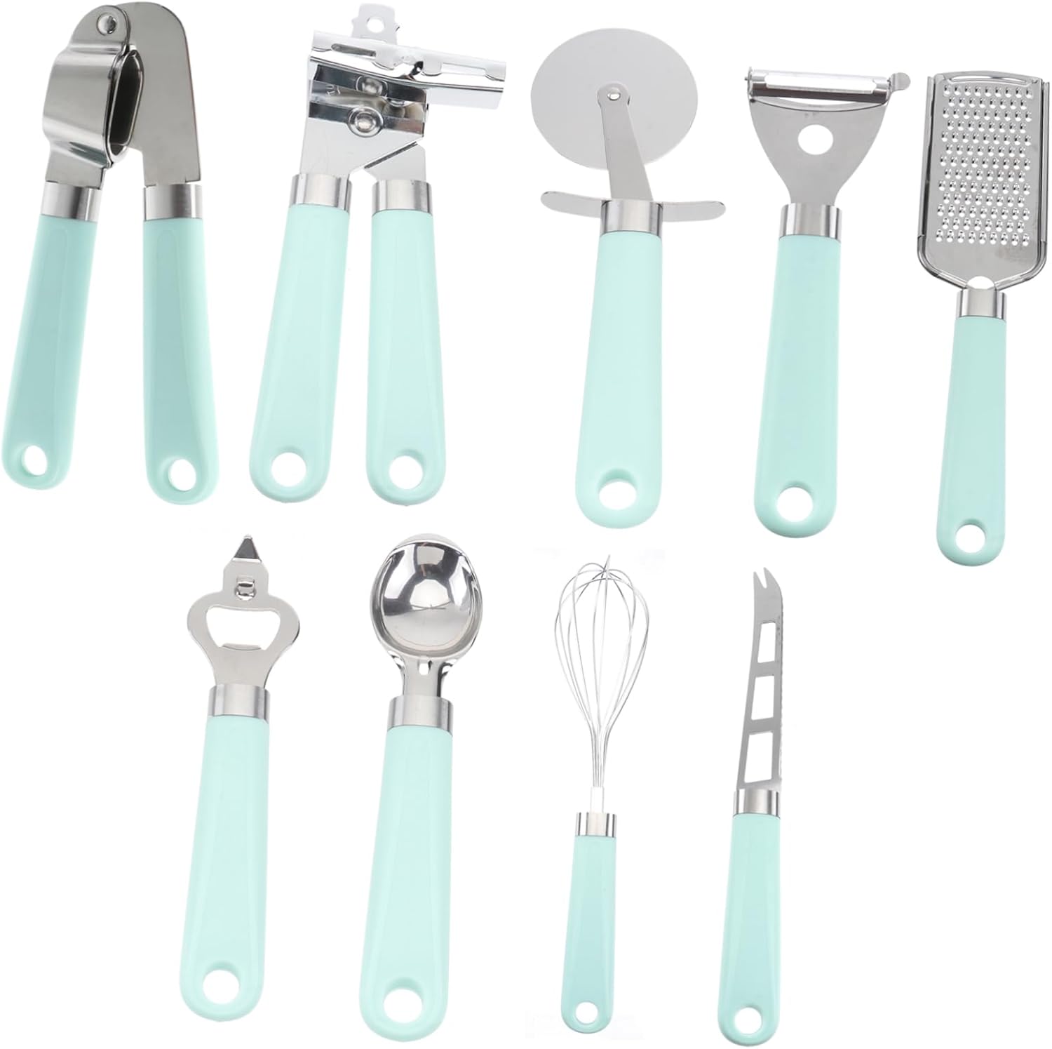 1set Kitchen Gadget Set Baking Utensil Set Plastic Handle Cookware Kitchenware Kitchen Tools for Baking