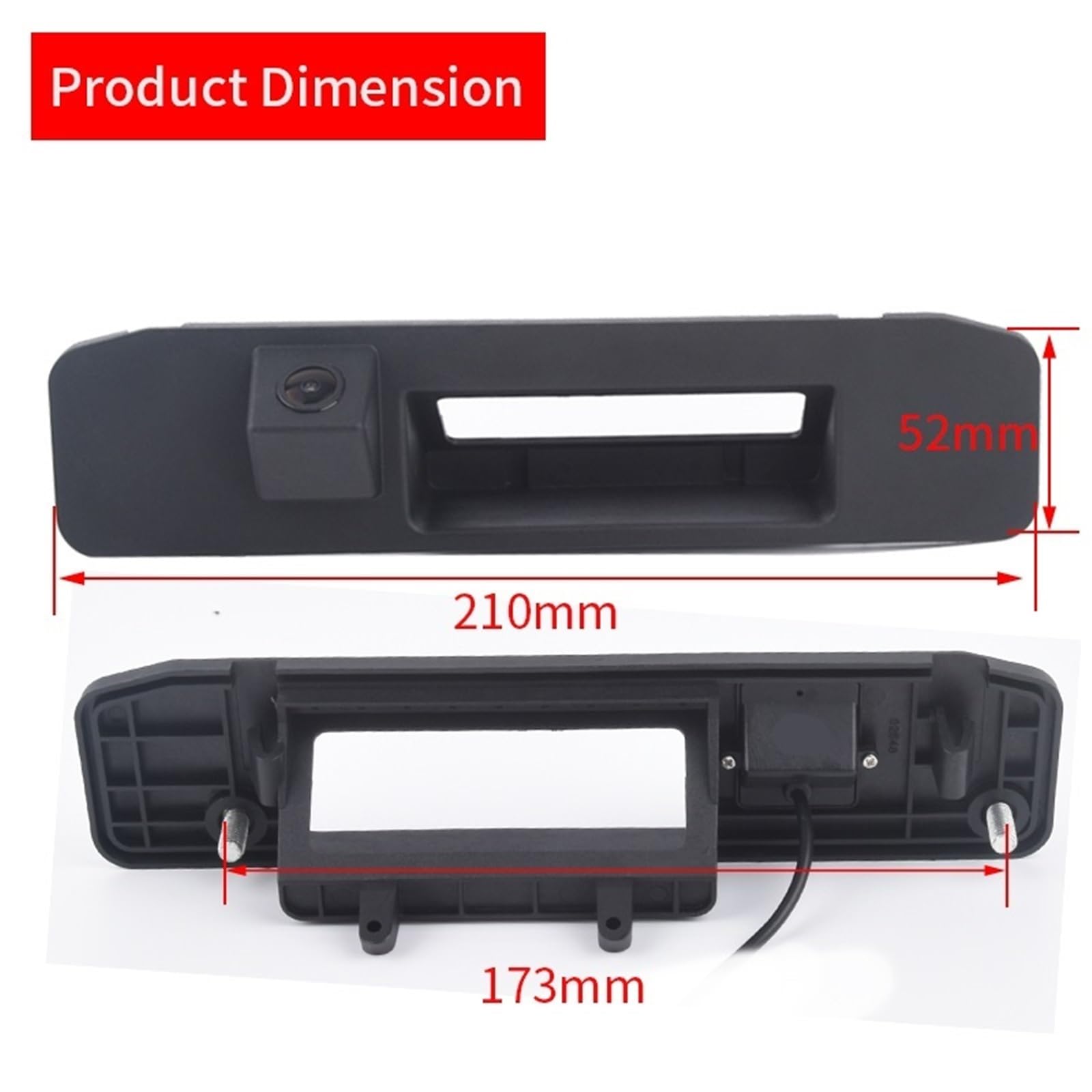 telecamera di retromarcia per auto, telecamera di retromarcia per retromarcia Telecamera con maniglia per porta posteriore senza fili per Mercedes per Benz GLK GLA 250 GLC GLE A180 A200 A260 W176
