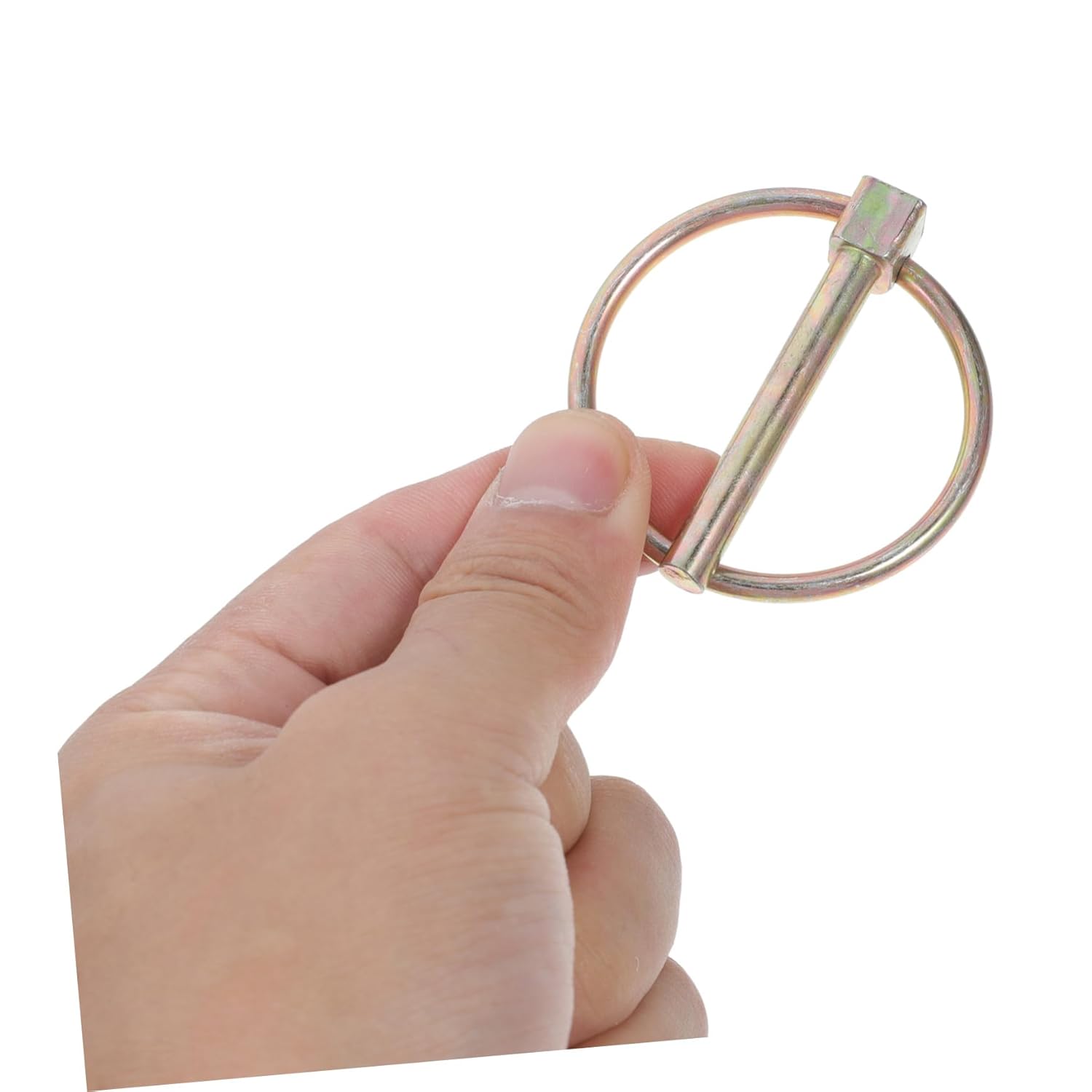 Mobestech 50pcs Heavy-Duty Locking Safety Coupler Pin for Tractor and Trailer Hitch Easy Installation and Exceptional Durability for Secure Equipment Positioning