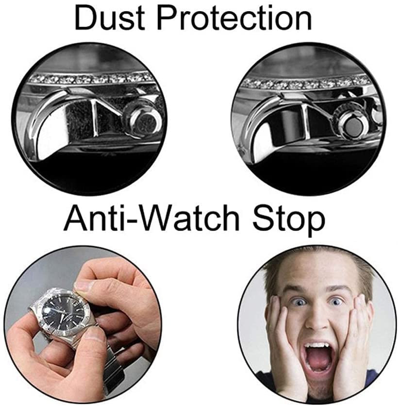 OUZVI Automatic Watch Winder Box Double Watch Winder Ladies Watch Winder Travel Watch Winder, Leather Storage Display BoxHoliday Gift (Red)