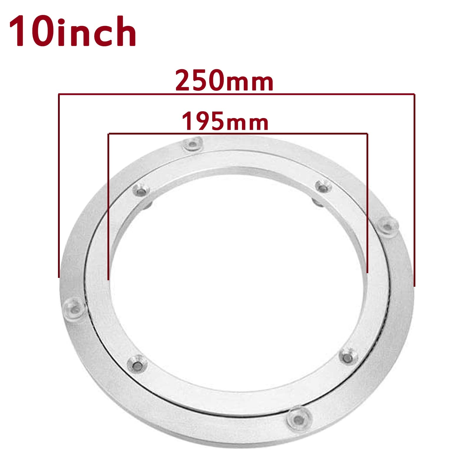 Plato Giratorio Lazy Susan De 6 Pulgadas Con Rodamientos De Bolas De Acero, Soporte Con Placa Giratoria, Bandeja Giratoria Para Muebles, Sillas, Mesa De Cocina Y Exhibición | En Línea
