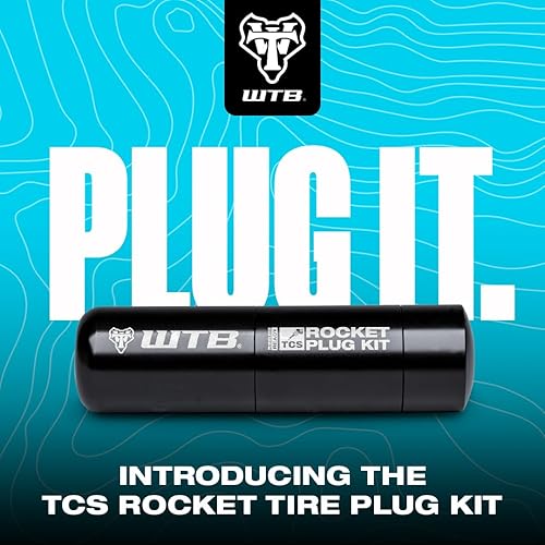 Miniatura 2 de WTB Kit de tapones para neumáticos de bicicleta Rocket, reparación sin cámara fácil para neumáticos de montaña y grava, incluye 15 tapones y 4