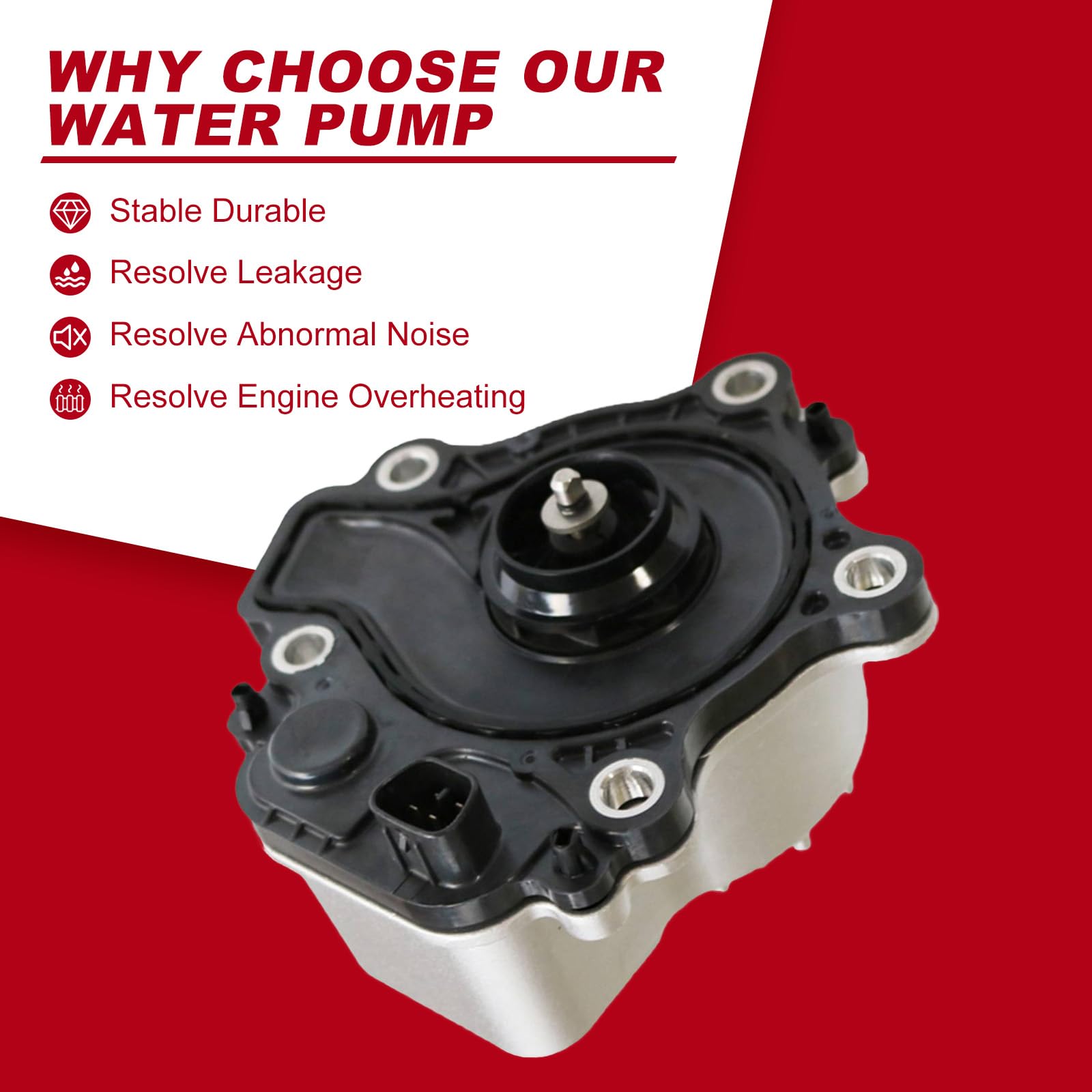 Amazon.com: TOPAZ 19200-5K0-A01 Engine Electric Water Pump