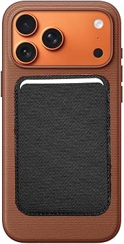 Nakedcellphone Woven Wallet Compatible with MagSafe Case - Matte Black