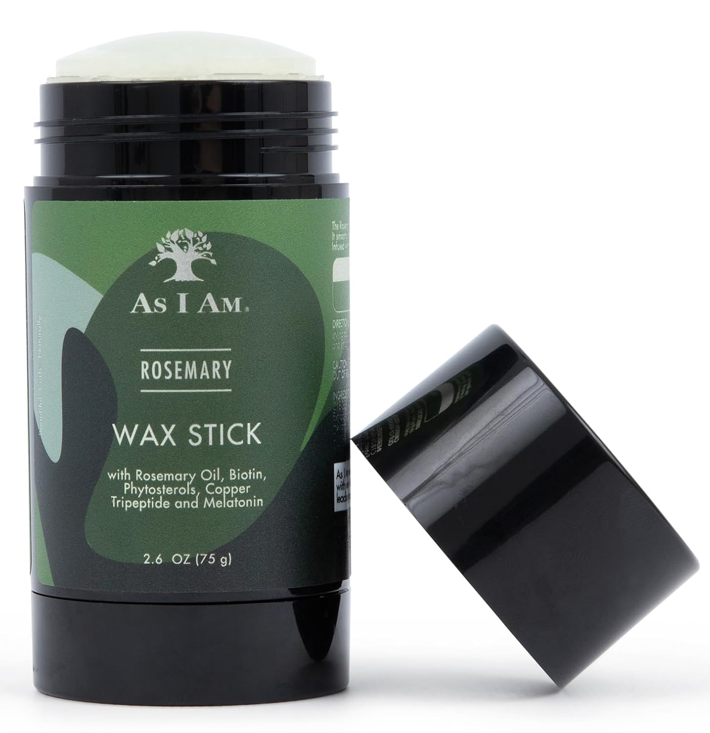 As I Am Rosemary Hair Wax Stick - 2.6 Oz - with Biotin & Saw Palmetto