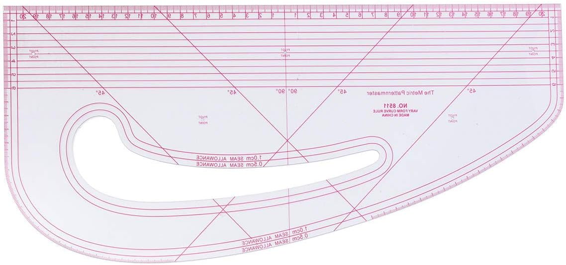 Hvlystory Pattern Maker Fashion Designing Ruler Multi Purpose Garment Making Marking Curve Ruler