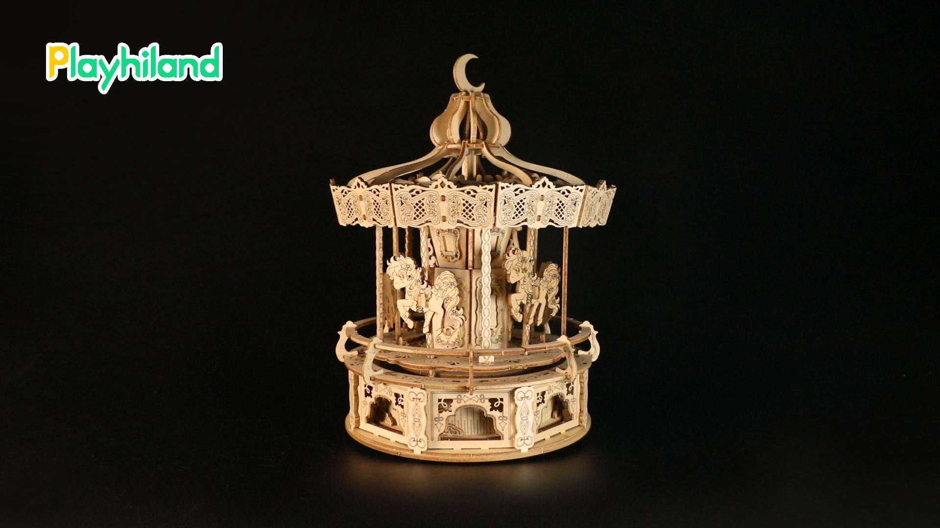 Amazon.com: Playhiland 3D Wooden Puzzles for Adults - DIY Wooden