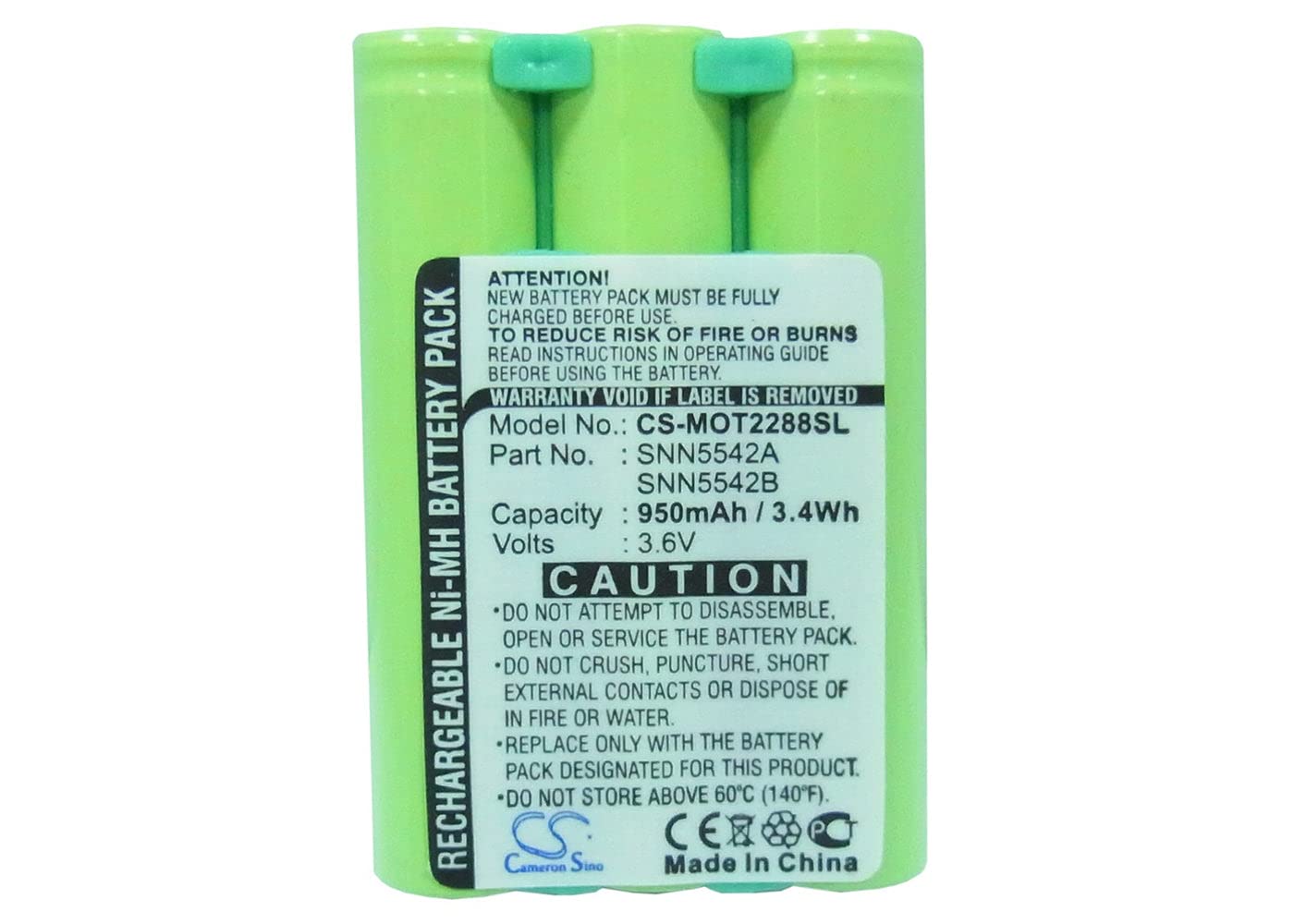 Batteria Di Alta Qualità Per Motorola SNN5542A – 800 MAh 3,6 V NiMH, Alternativa Affidabile - 4