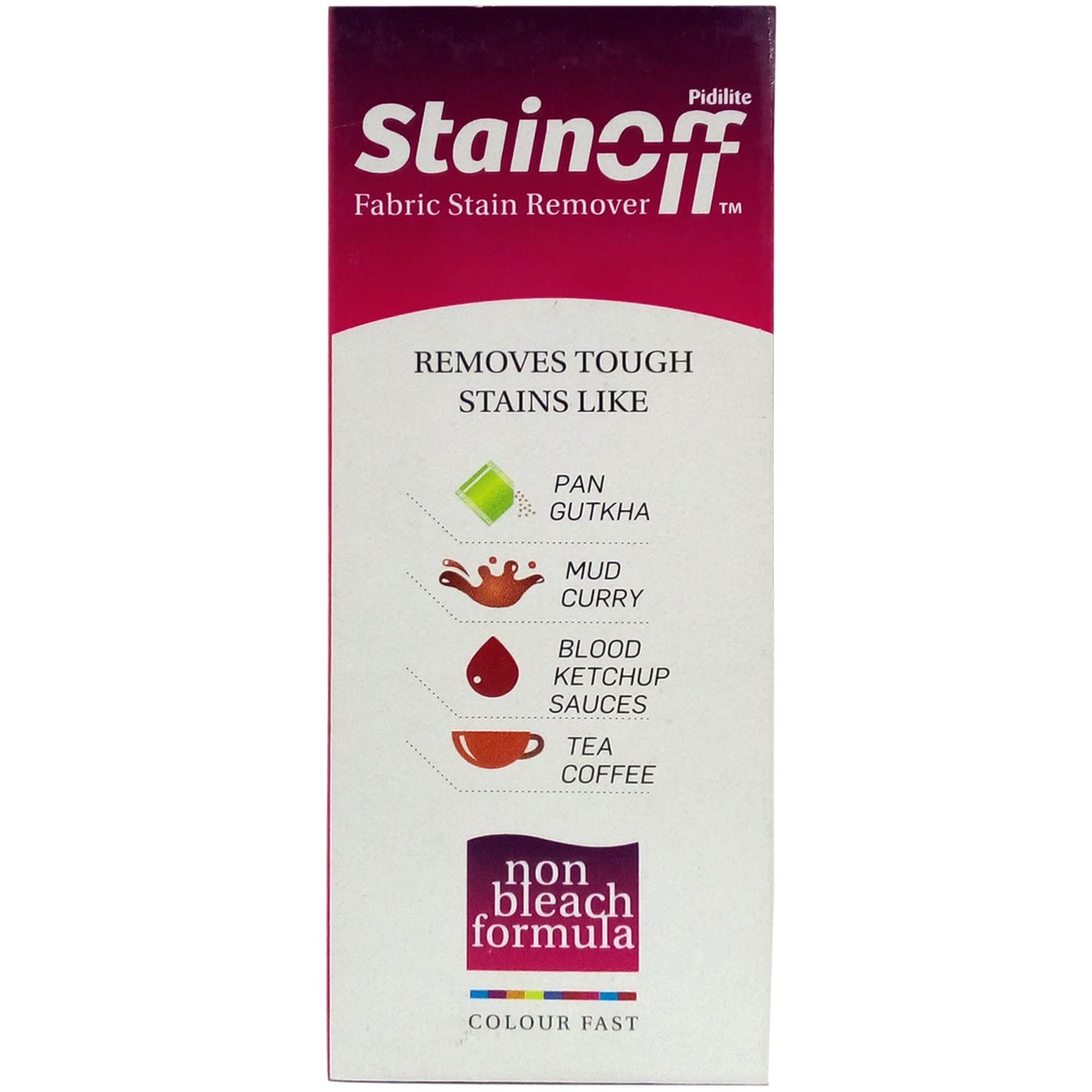 See full amazon price history chart for Pidilite Stainoff Fabric Stain Remover - Non Bleach formula, 50ml Liquid Carton Pidilite Stainoff Fabric Stain Remover - Non Bleach formula, 50ml Liquid Carton (B075WJCLL9) Amazon Price History, Amazon Price Tracker