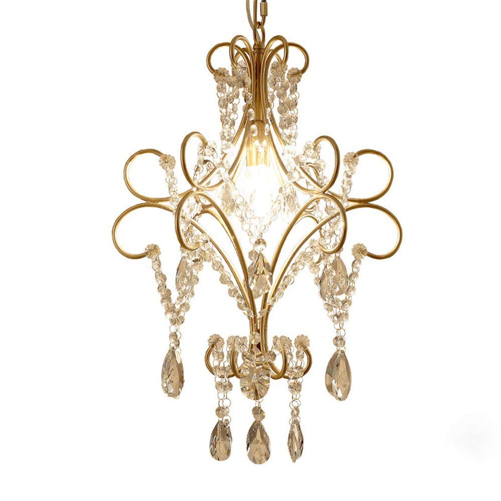Lustre en cristal moderne et chic pour luminaire de petite pièce
