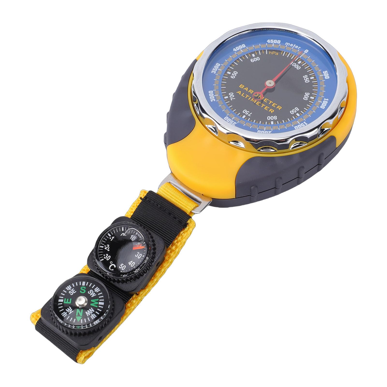 Sxhlseller Pointeur Portable Altimètre Baromètre Boussole Température Mètre 0-5000m 580-1040hPa - Matériau ABS