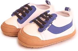 حذاء رياضي من جينجا للرضع الأولاد مزود بنعل مطاطي مضاد للانزلاق مريح للغاية لحديثي الولادة قبل مشي الخطوة الأولى C-3625