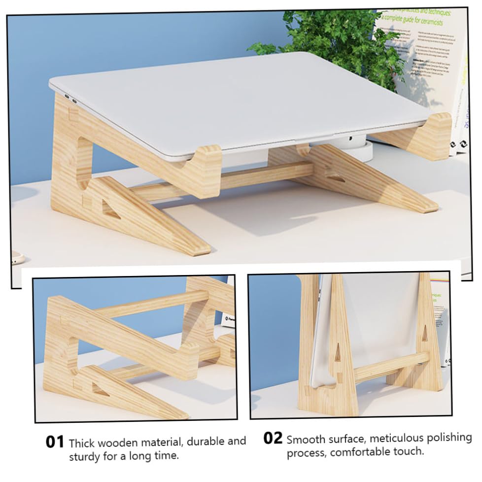 Soporte de Madera para Laptop de 12 a 14.7 pulgadas miniatura 7