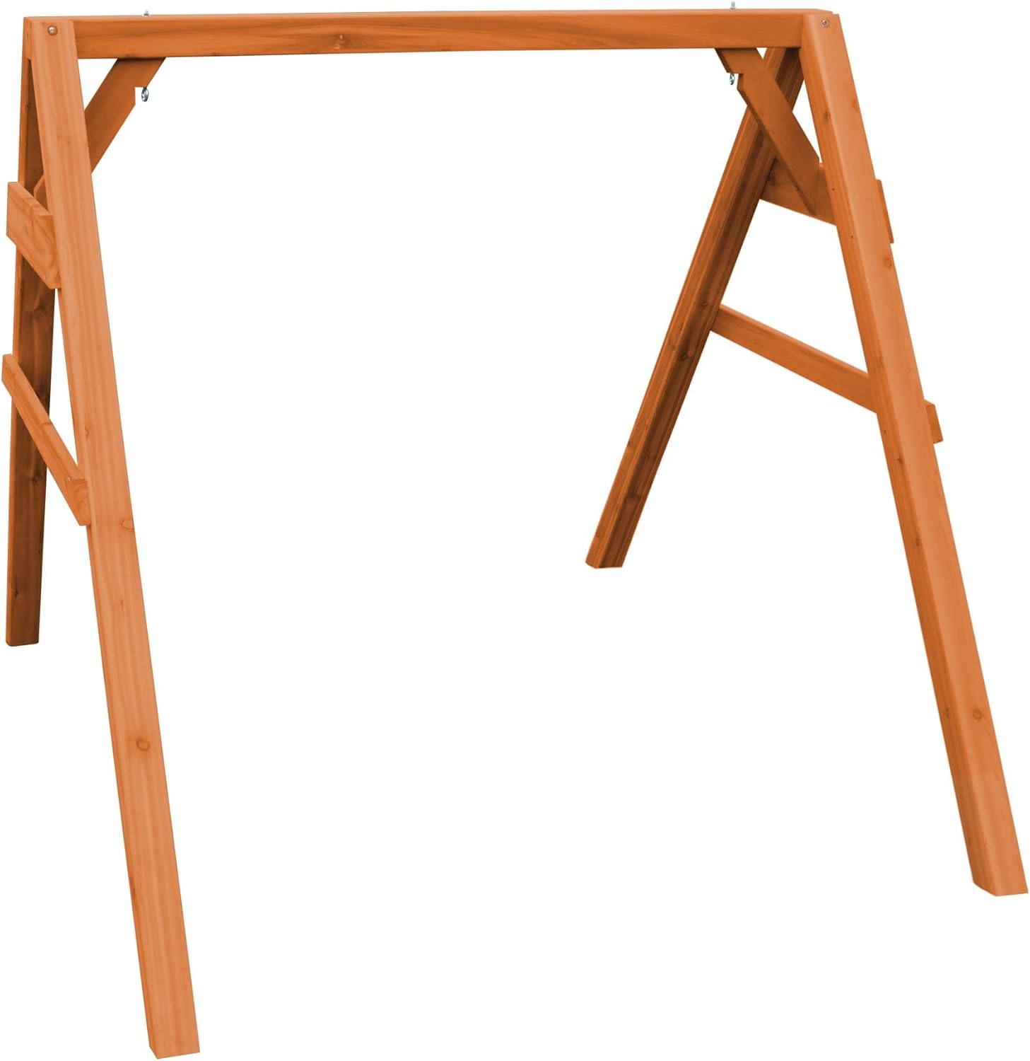 Furniture Barn USA Cedar 4' 4x4 A-Frame Swing Stand, Cedar Stain
