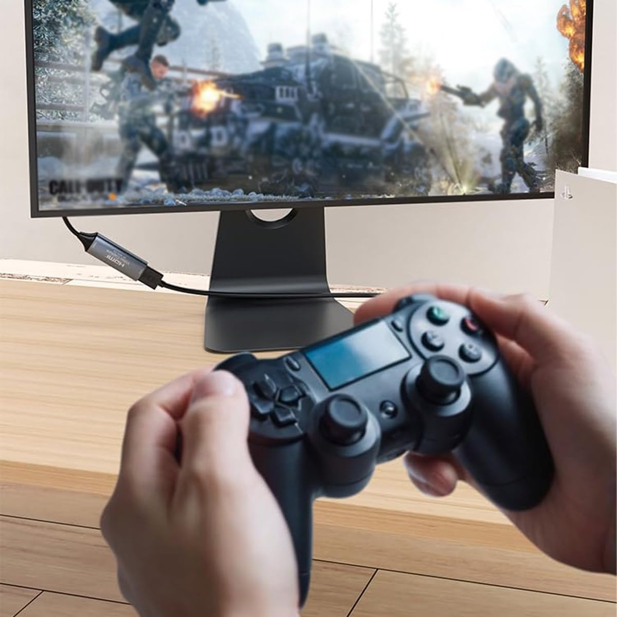 TYPE-C karta przechwytywania HDMI Video Audio Grabber do nagrywania komputera Streaming Play Space Grey