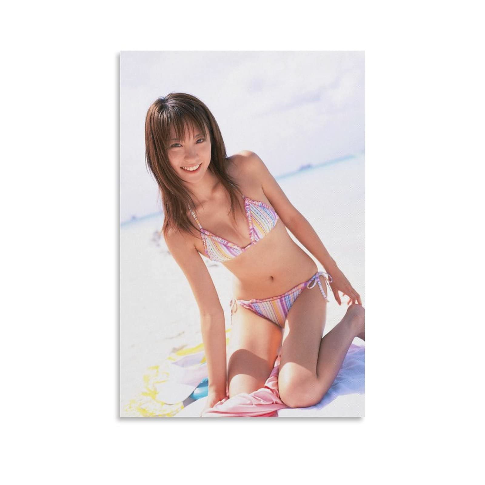 Amazon.co.jp: 山本梓写真水着セクシー壁飾りポスター アートパネル