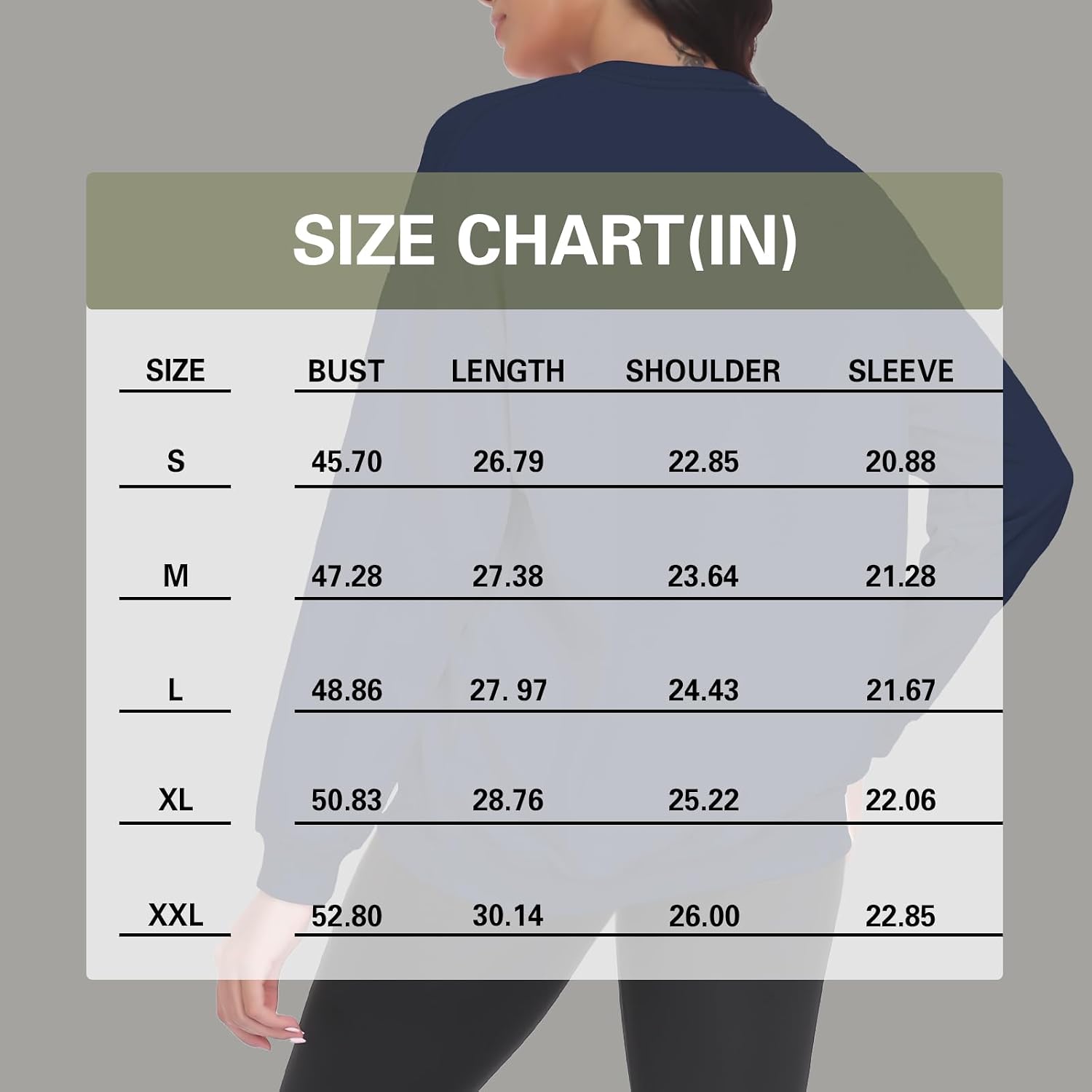 Classic Crewneck Sweatshirt for Women - Relaxed Fit Soft Comfortable Pullover with Ribbed Cuffs and Hem