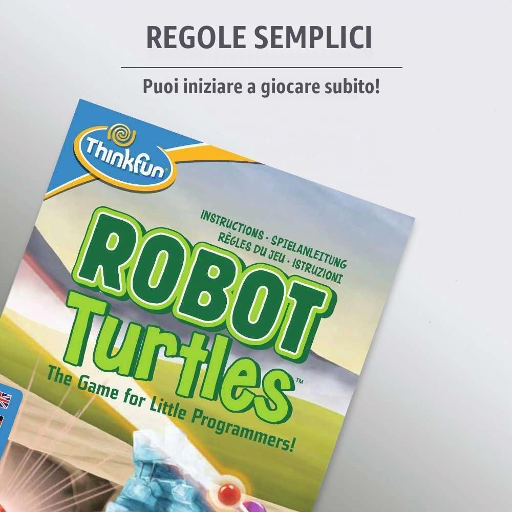 ThinkFun - Robot Turtles, Gioco di Logica per Bambini, 2-5 Giocatori, Età 4+ Anni
