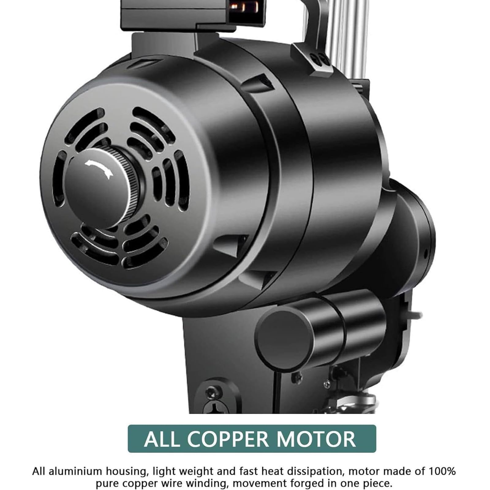 Cortadora eléctrica de Tela, cortadora Industrial de Cuchilla Recta de 1100 W con Afilado automático y luz LED para Textiles, Cuero y Papel.